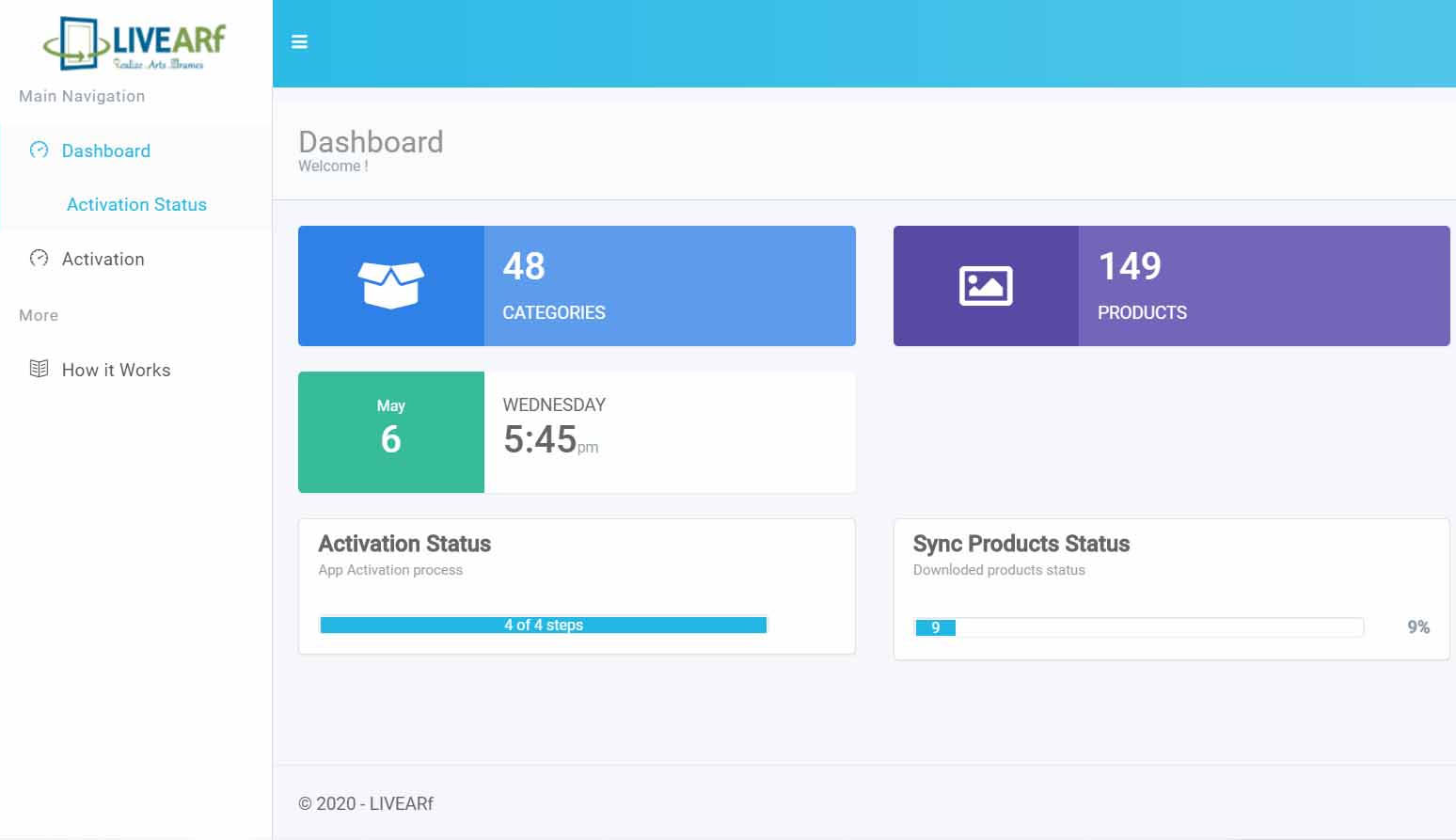 larf dashboard